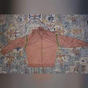 Adidas by Stella McCartney Pink Jacket with Green Accents